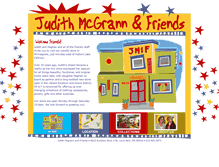 Tablet Screenshot of judithmcgrannandfriends.com